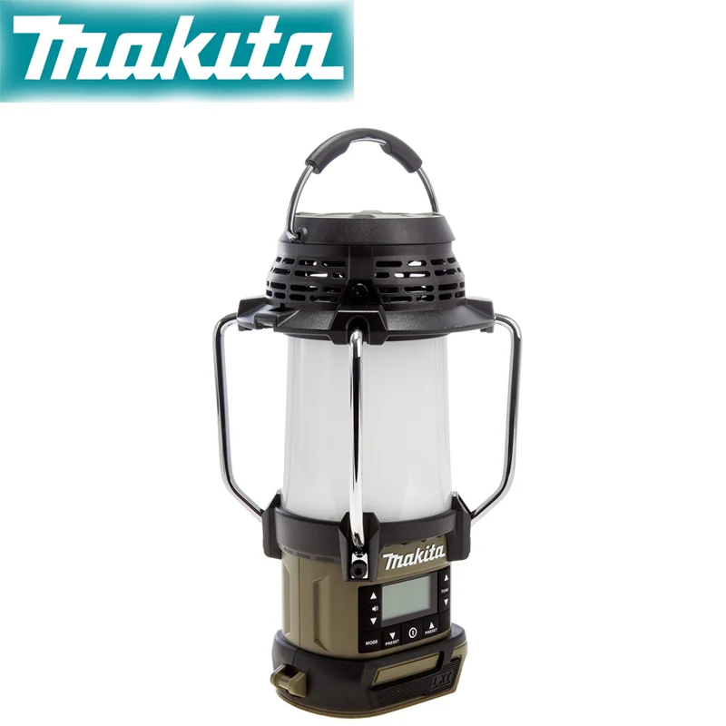 Imagem -02 - Makita-lxt Cordless Olive Green fm Radio Lantern Acessório Ferramenta Multifuncional Portátil Recarregável 14.4v 18v Dmr055o