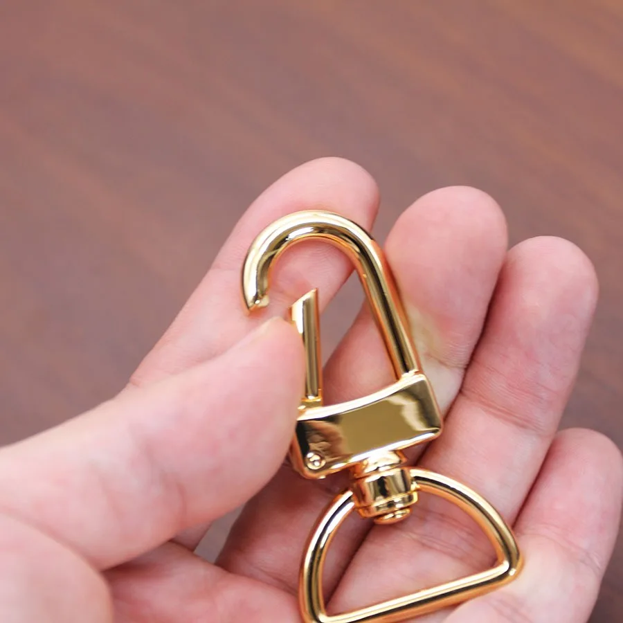 Piece Lobster Clasp Gold Plated Hook Clasp Alloy Material Bag Accessories Spring Hook Clasp Luxury Bag Buckles