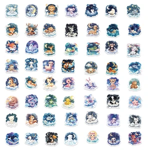 لطيف الخيال ملصقات, Kawaii,, أسماك, ملصقات مختلطة, زخرفة, سيارة, لوح التزلج, كمبيوتر محمول, صائق الكتابة على الجدران, لعبة طفل, 60 قطعة أعلى 8 مبيعات خيالية لطيفة - رقم 3