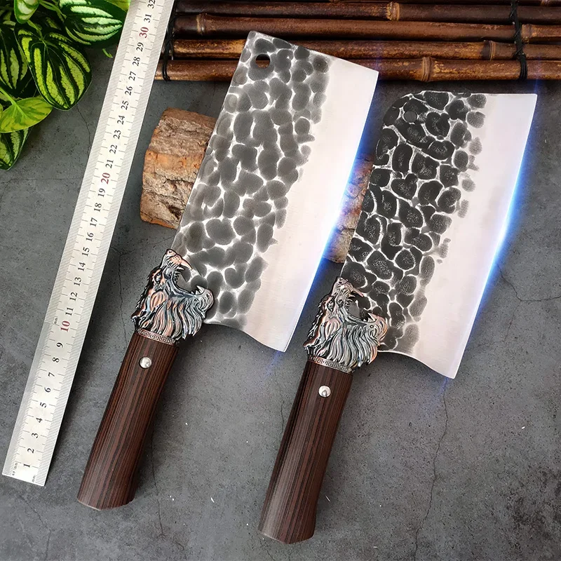 5CR15 Stainless Steel Kitchen Chef Knives Set Meat Fish Slicing Vegetables Cutter Razor Sharp Chopping Chinese Butcher Knife