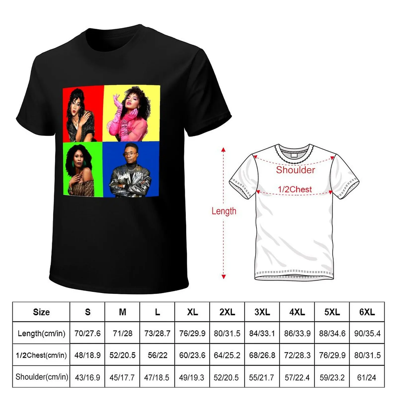 When POSE meets POPART T-Shirt graphic tee shirt blacks mens clothing