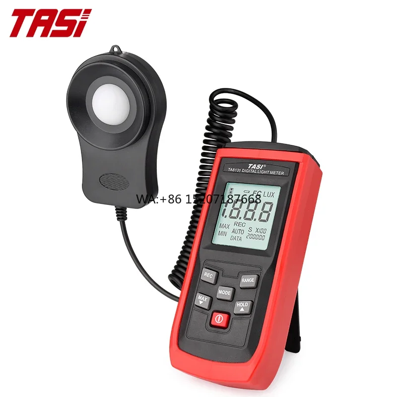 

TA8131 High Precision Digital Lux Meter Industrial Use Light Intensity Tester with 1999 Display Electronic Power Battery