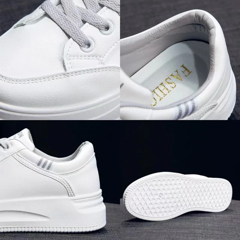 Casual Female White Sneakers Versatile Female Sports Shoes Platform Womens Casual Shoes Comfortable Fashion Zapatillas De Mujer