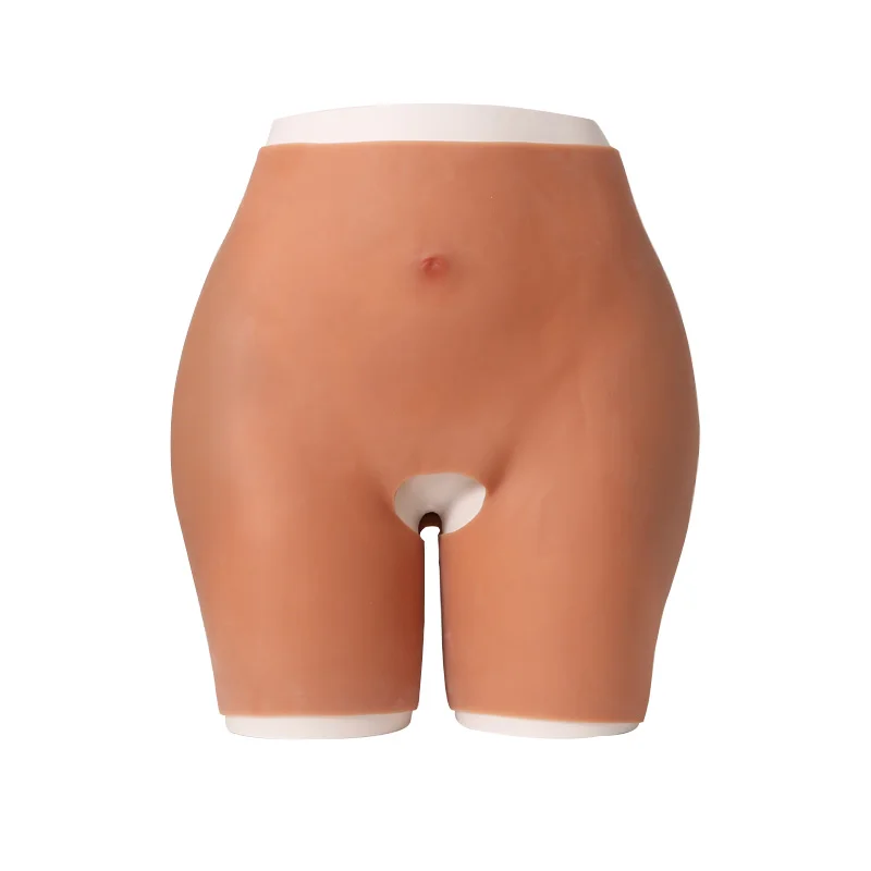 Silicone Fake Buttock 2.0cm Thickness Silicone Bum and Butt Hip Enhancer Padded Pants for Women