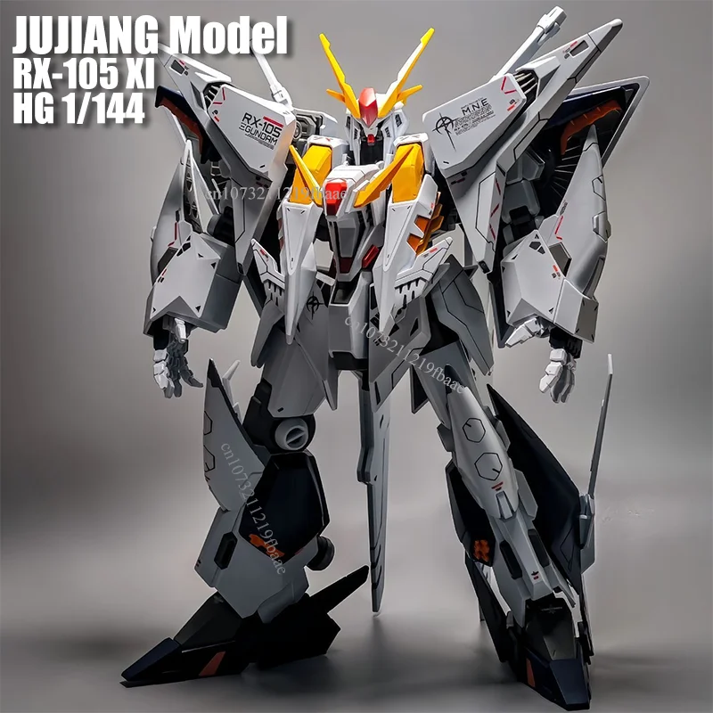 

В наличии JUJIANG RX-105 XI HG 1/144 сборка модели комплект игрушки фигурки пластиковые модели наборы робот хобби детский подарок