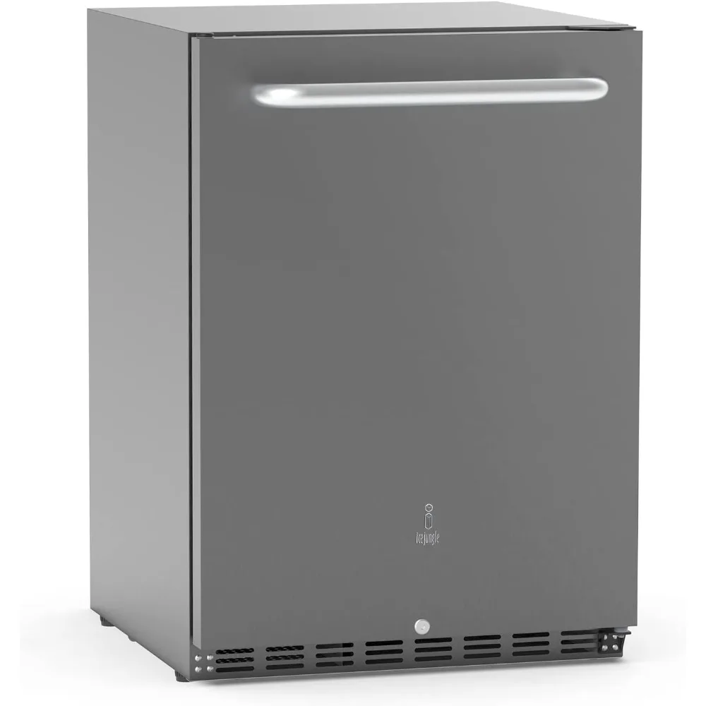 Outdoor Refrigerator 24'' Built-in/Freestanding Compressor Beverage Fridge Refrigerator for Home and Commercial Use