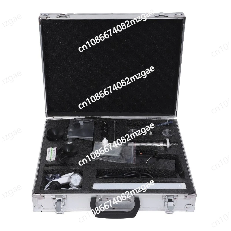 Auto Glass Repair Tool Set Crack Repair Professional Accessories Toolbox Stainless Steel Vacuum Glue Injection Pump