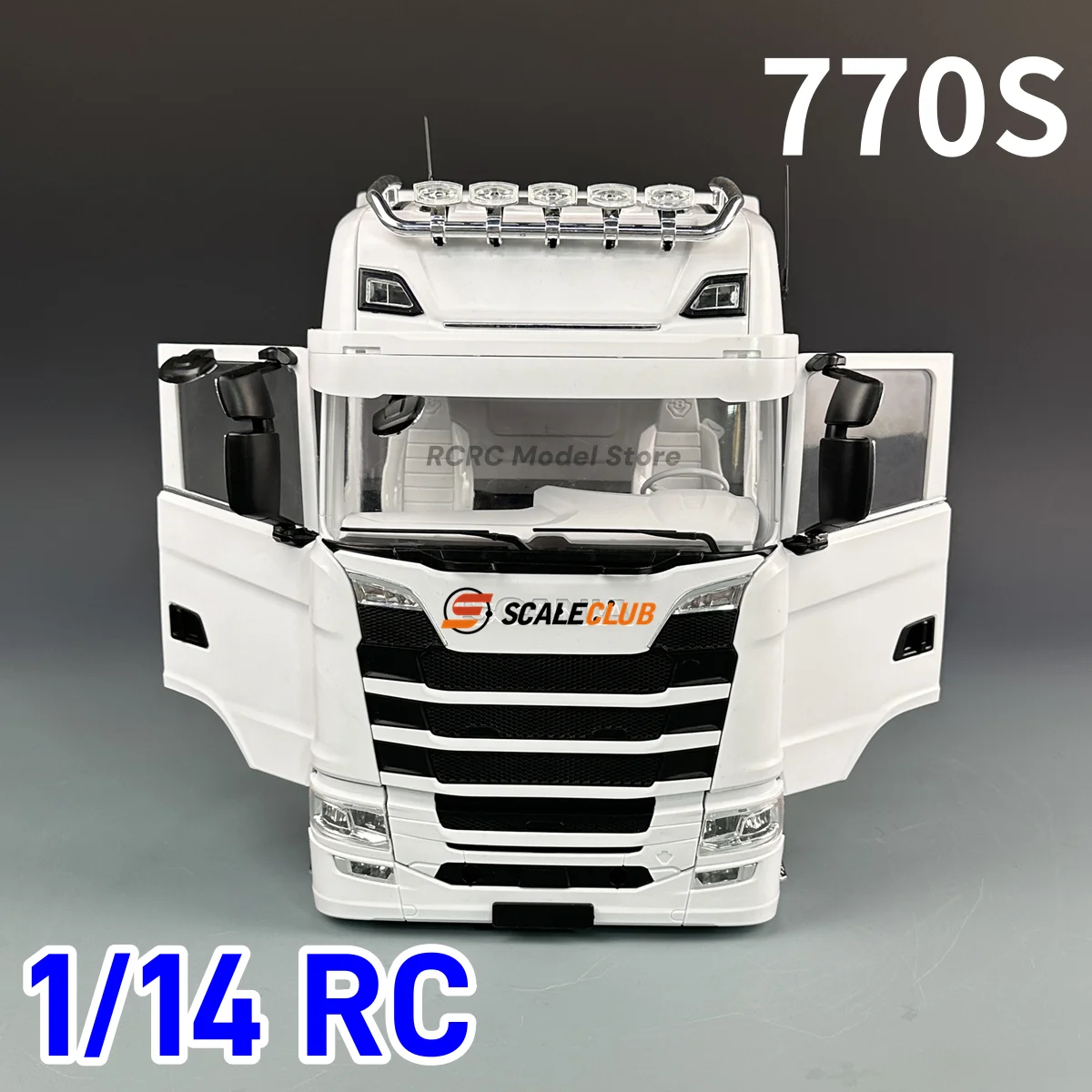 

770S Cab 1/14 RC тракторные открывающиеся двери с приборной панелью Scaleclub для Tamiya 1/14 RC тягач грузовик корпус аксессуары Запчасти