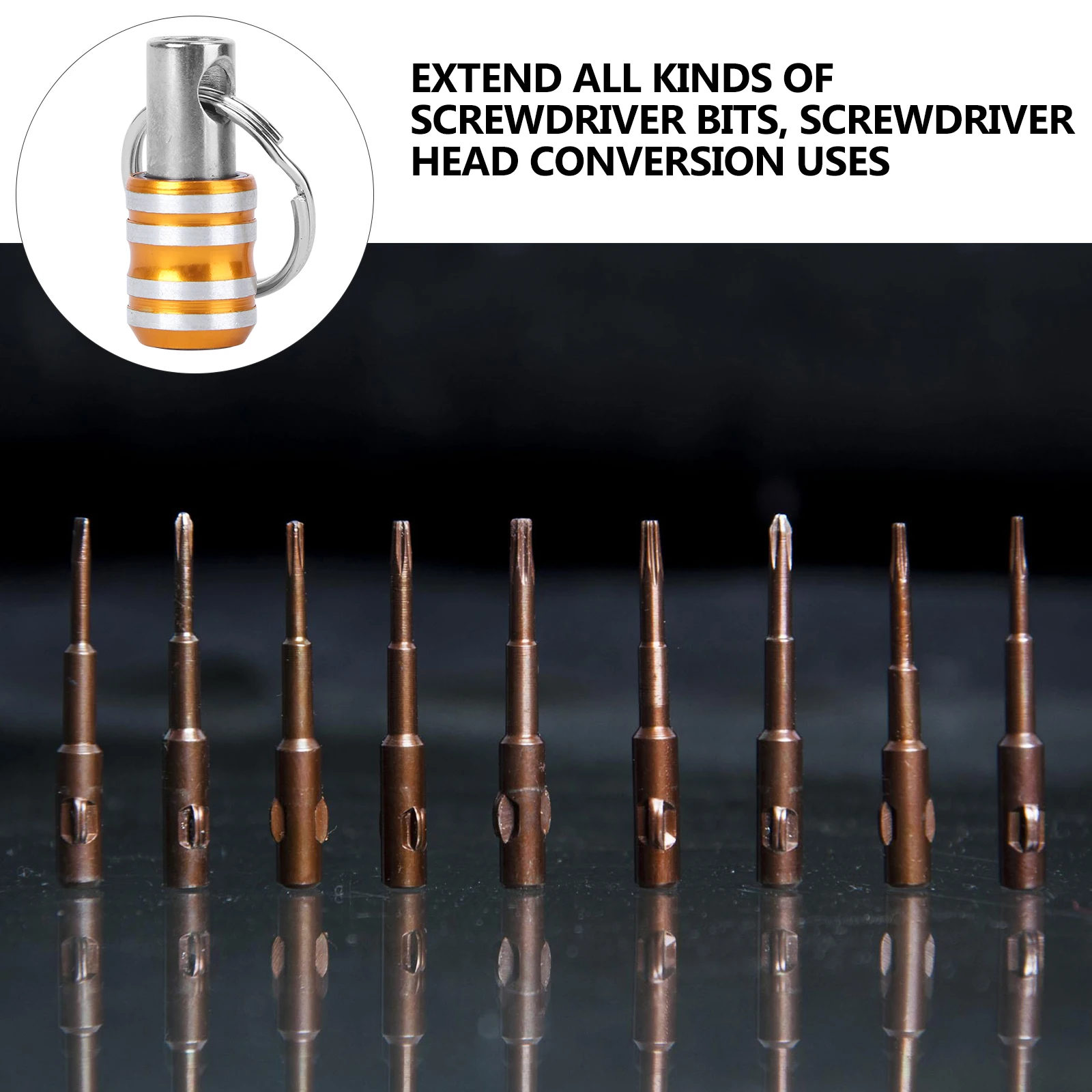 

Stainless Steel Screwdriver Bit Holder Extension Bar 1/4 Inch Quick Hex Magnetic Universal Fit For Electric Drill Hand-Held