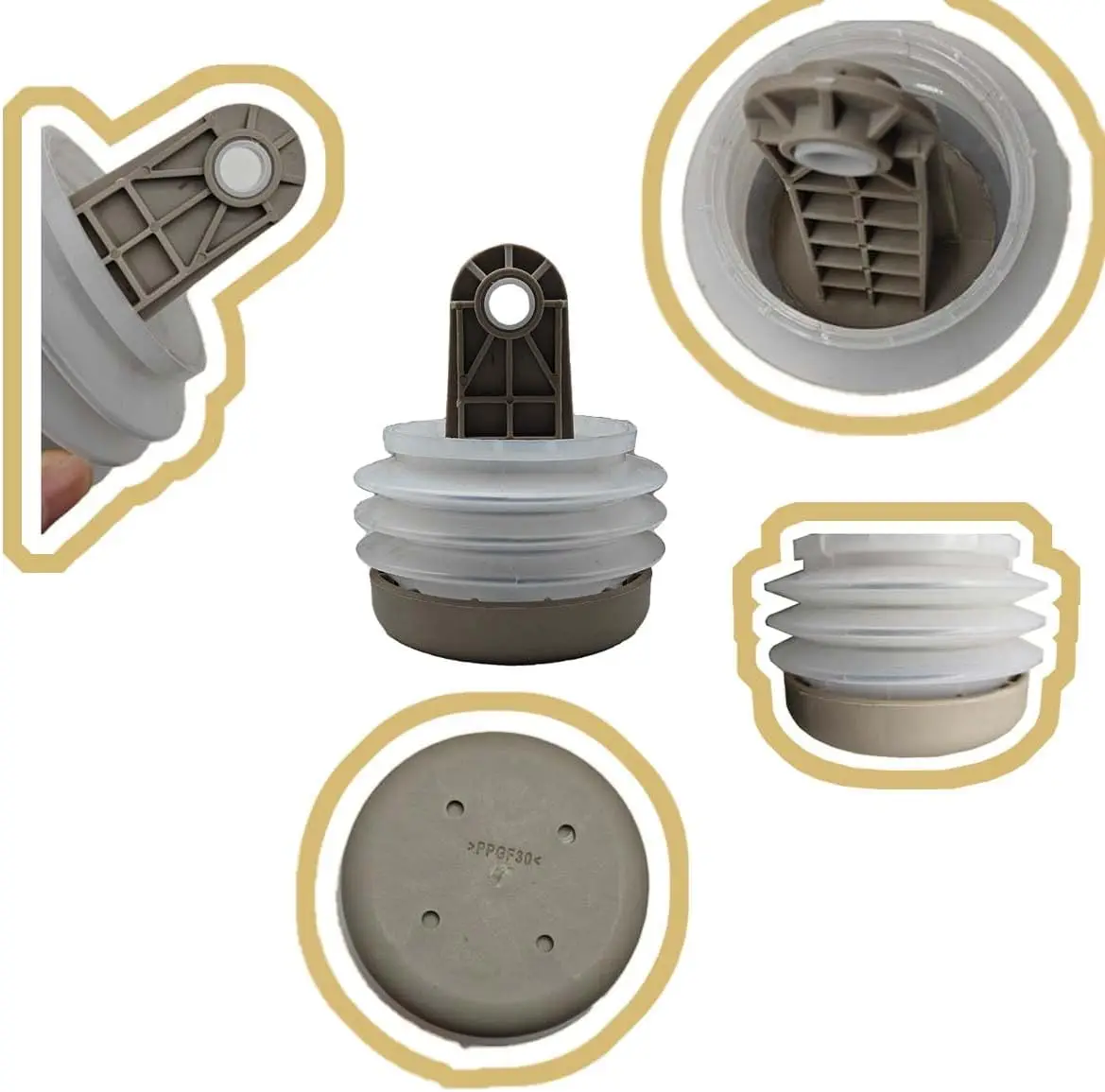 385230980 Toilet Bellows Pump Replace for VG & VHT Series, S Series, J Series Vacuum Pump & T Series Discharge Pump