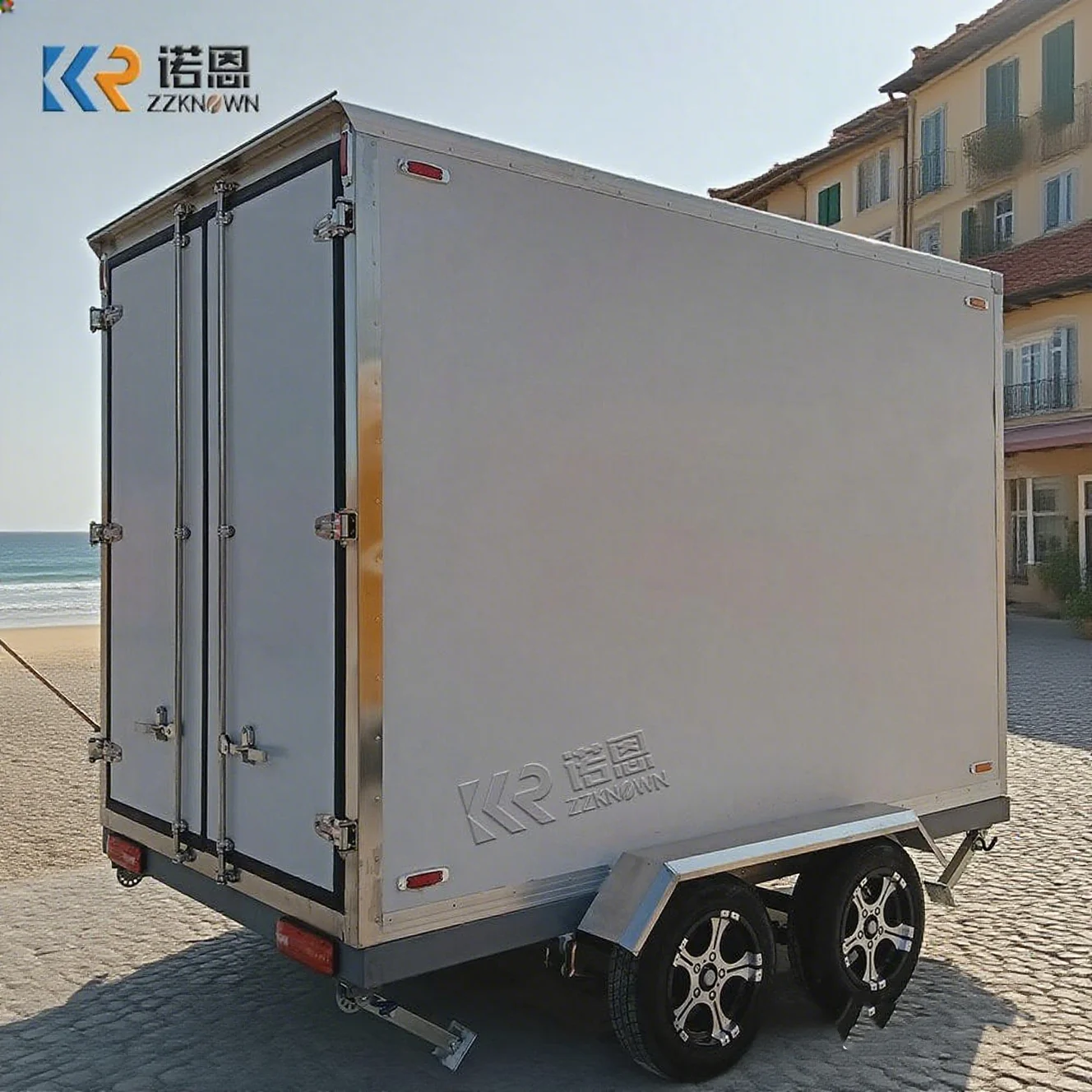 

Мобильная рефрижераторная установка для продажи: контейнер-холодильник для хранения продуктов, прицеп-рефрижератор