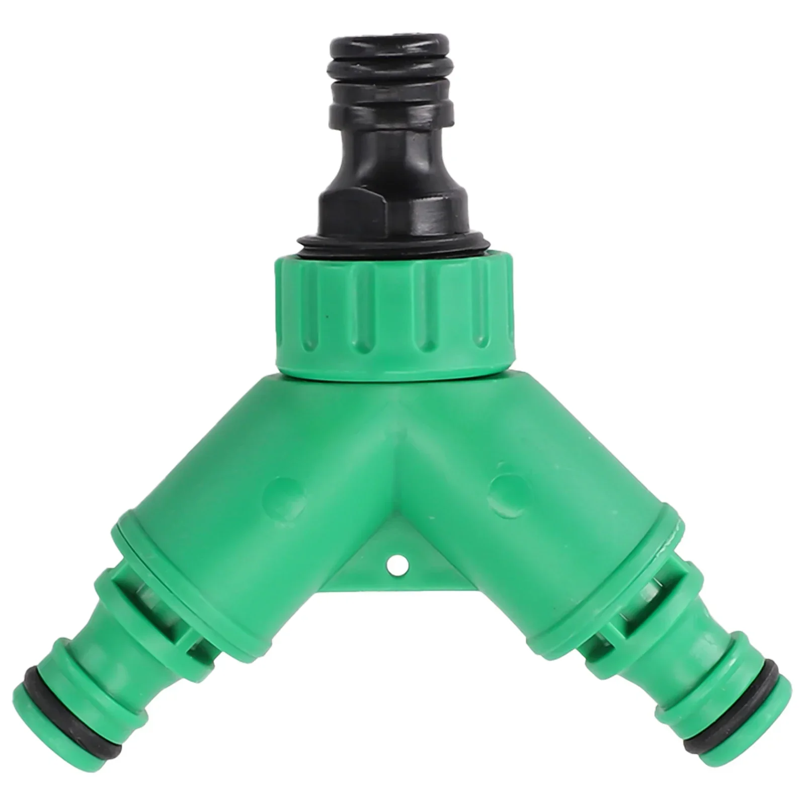 2 Way Garden Irrigation System Y Shape Quick Connector Valve Hose Water Splitter Tubing Fittings Water Tap Adapter