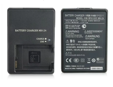 MH-24 Charger For Nikon EN-EL14 EN-EL14a Battery P7000 P7100 D3100 D5100 D3200 Camera with EU or US Power cord