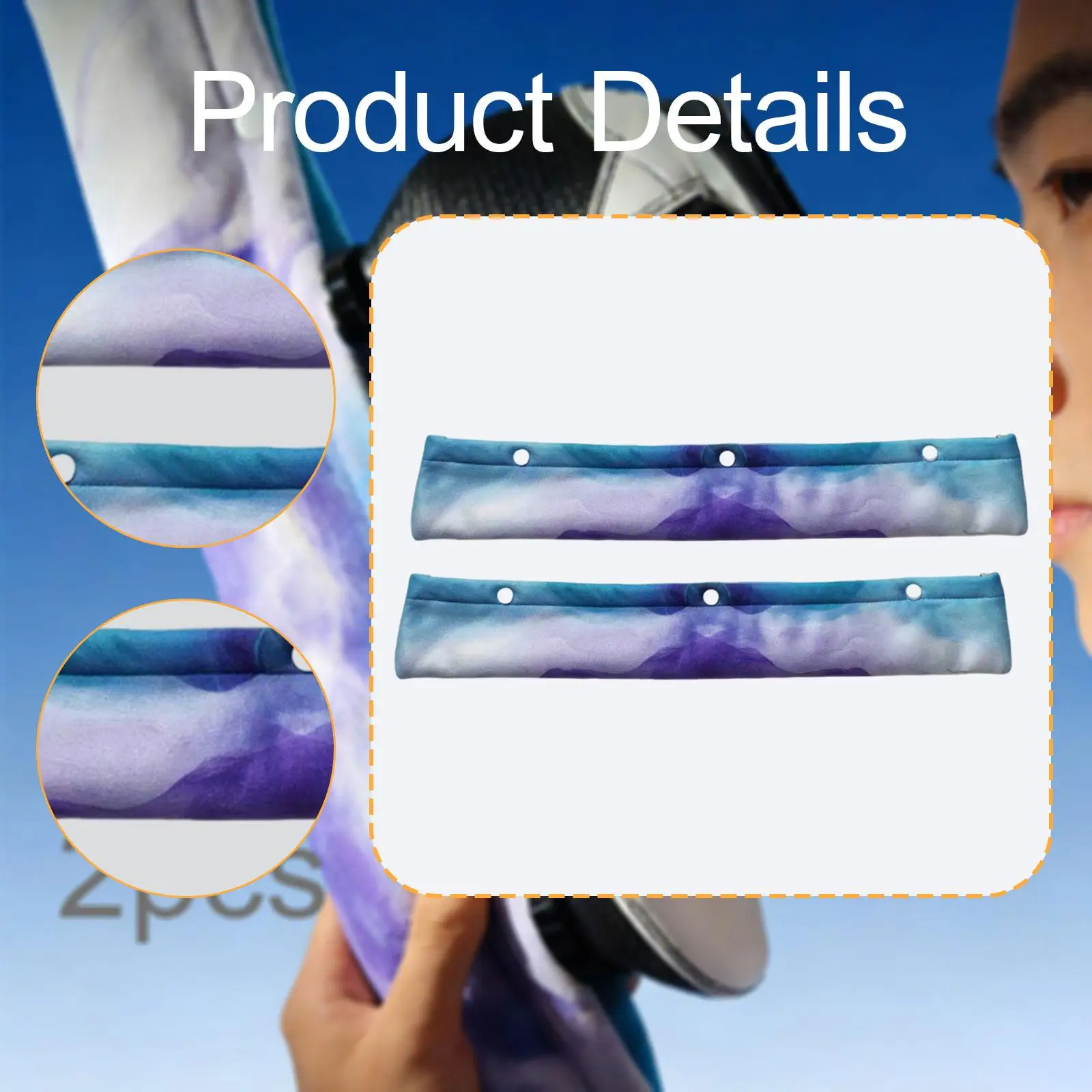 

Ice Skate Blade Guards Soft Suede Protective Cover Water Absorbing Comfortable for Artistic Skating Accessories
