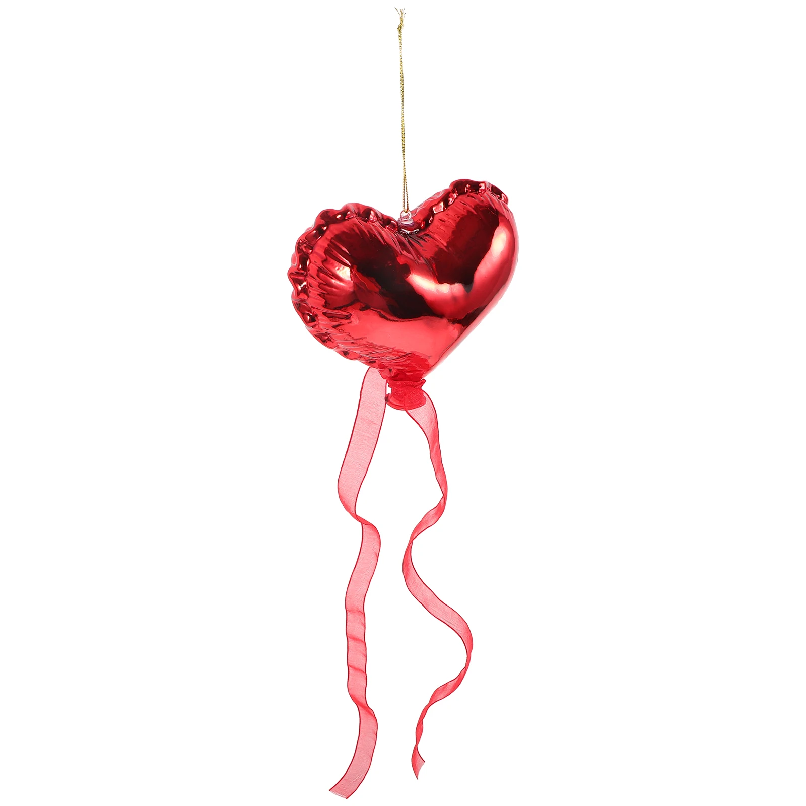 

Heart Shaped Decorations Red Valentine Wedding Party Pendant Acrylic Material Hanging Wall Home Romantic Dates