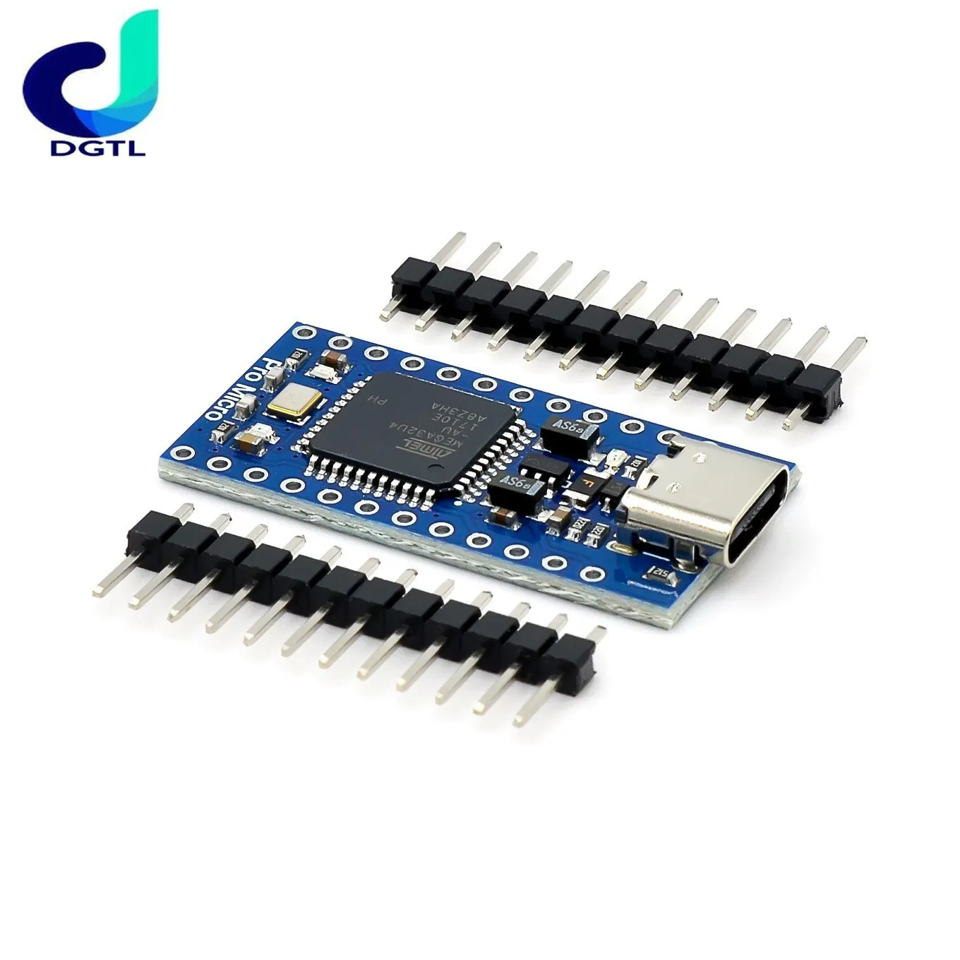 MICRO/MINI/TYPE-C USB Pro Micro for arduino ATmega32U4 5V/16MHz Module with 2 row pin header For Leonardo in stock best quality