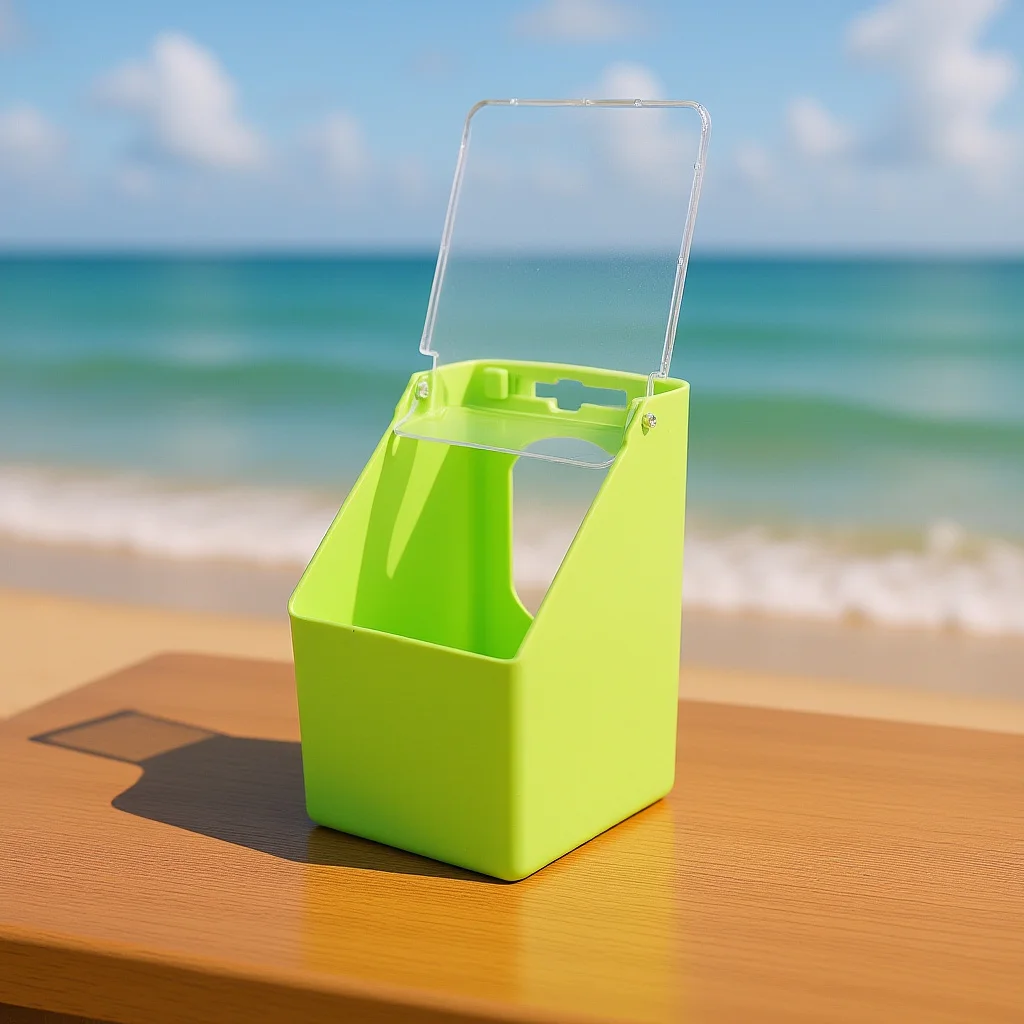 

Hanging Pigeon Feeder Large Capacity Bird Feeding Box For Parrot Cage Poultry Feed Container Cage Hanging Feeder Pigeon