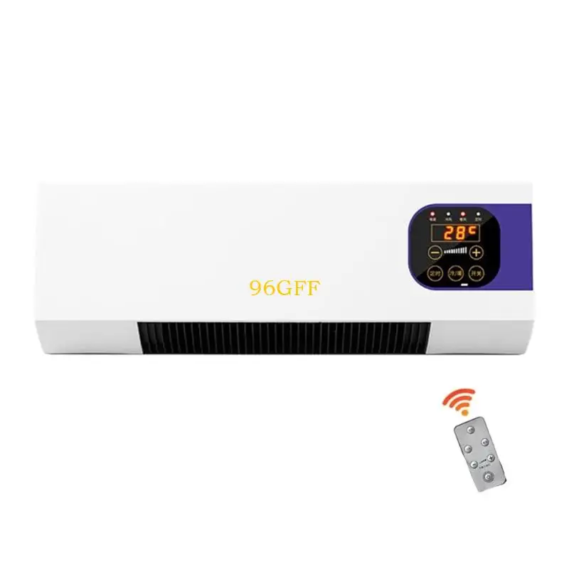 96GF غرفة صغيرة مكيف الهواء تبريد درجة حرارة الجدار القابل للتعديل التحكم عن بعد تحكم مكيف الهواء السخان الكهربائي