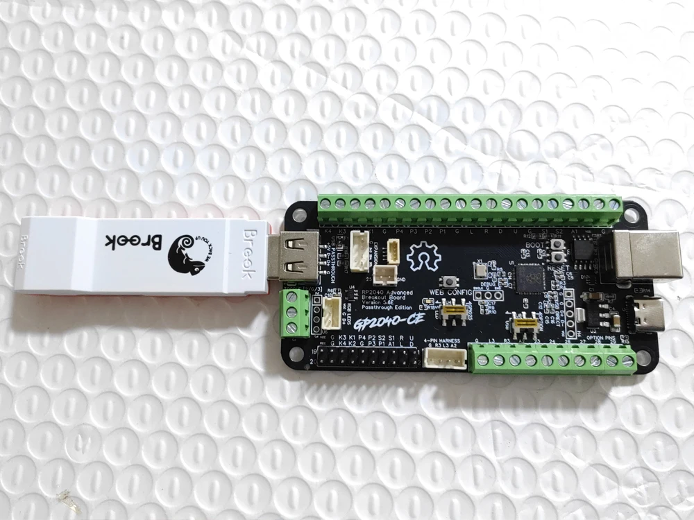 GP2040 RP2040 Fortschrittliches Breakout-Board USB-Passthrough-Fighting-Board für Arcade Hit Box DIY Fighting Stick Kompatibel mit PC PS4 – Detail 4