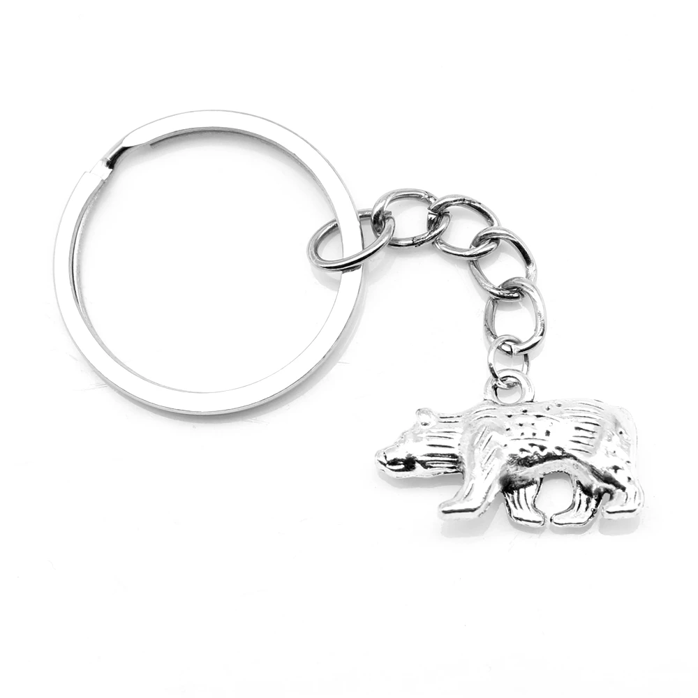 1 Piece 15x25mm Bear Keychain For Keys Gift For Mom