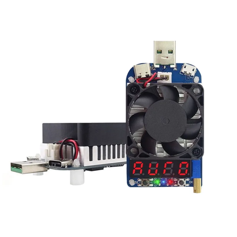 Hot Trigger QC2.0 QC3.0 Electronic USB Load Resistor Discharge Battery Test Adjustable Current Voltage