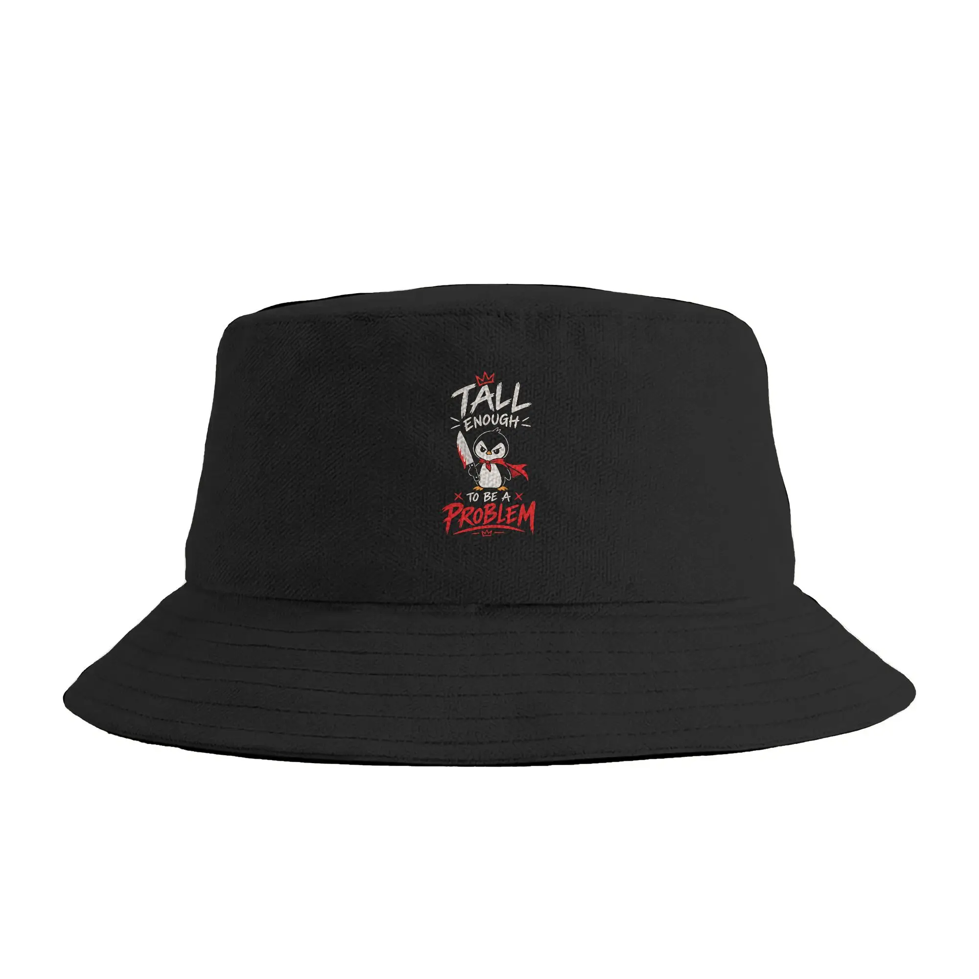 Couple Tall Enough To Be A Problem Bucket Hat  Personality Fisherman Hats Spring Classic Travel Hiking Caps Hawaii Visor Hat
