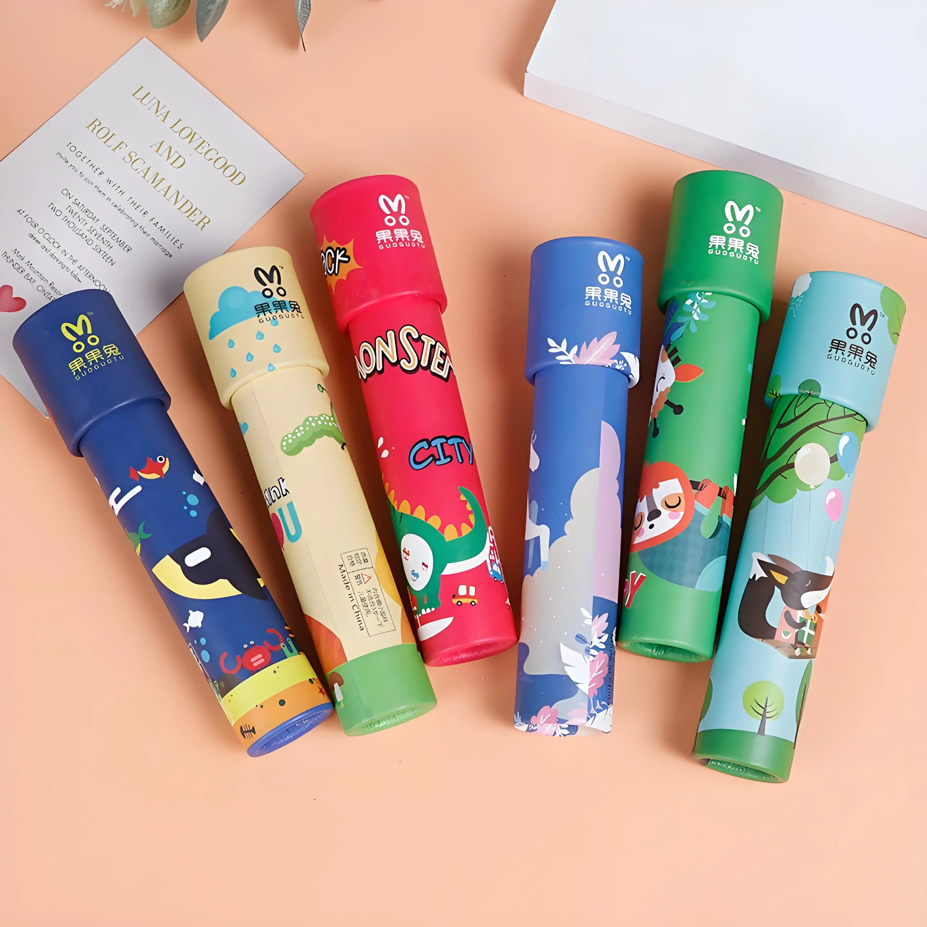 لعبة مشكال للأطفال ، تلسكوب علمي ، هدية ممتعة لطلاب مرحلة ما قبل المدرسة والمدارس الابتدائية ، الأولاد والبنات