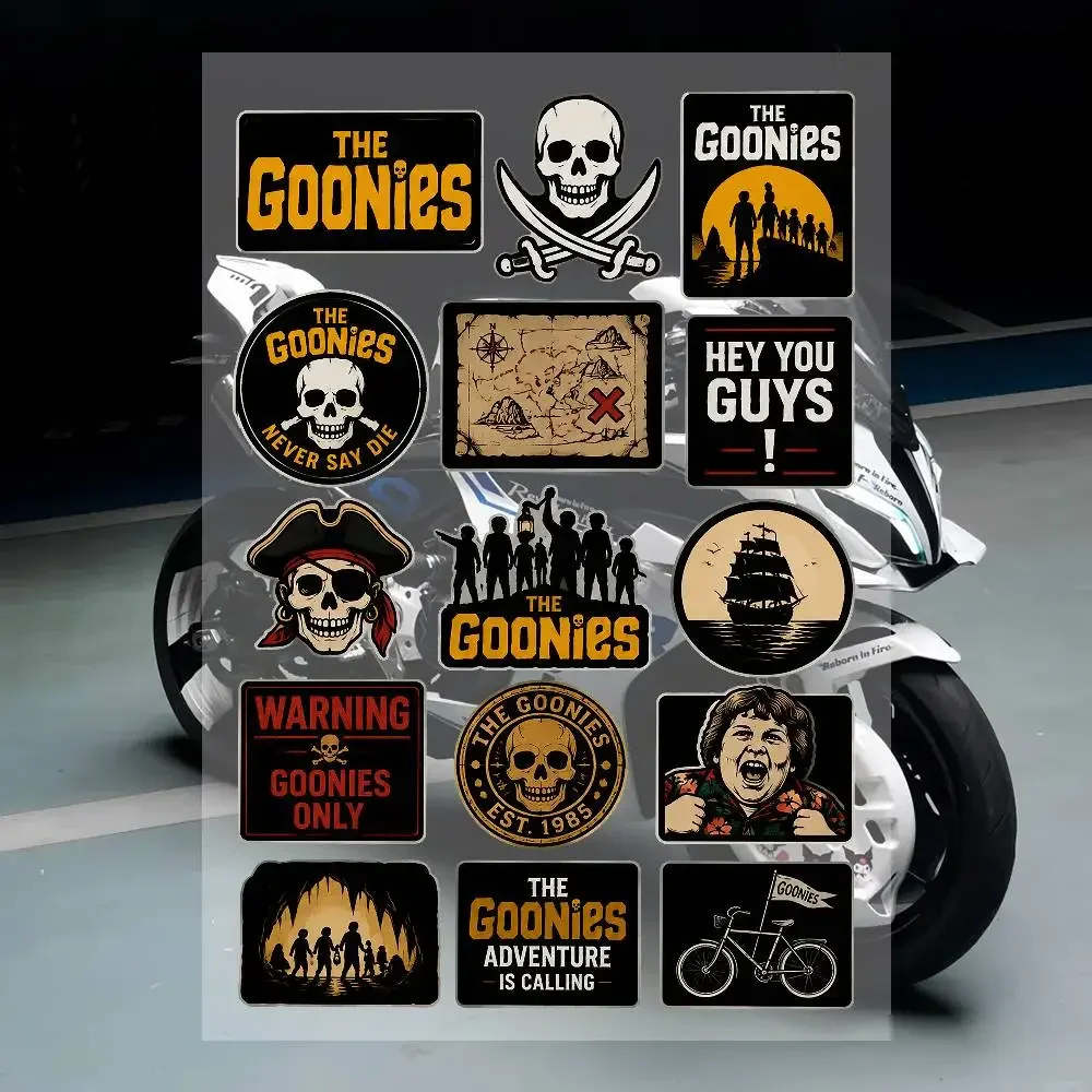 A-A-The Gos-onc-ies Anime-Charakter-Aufkleber-Set Wasserdichte Vinyl-Aufkleber für Laptop, Wasserflasche, Helm, Skateboard, Notizbuch