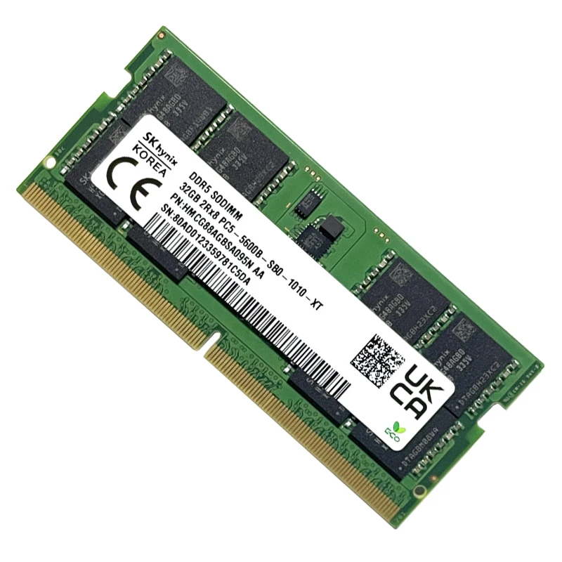 SK hynix DDR5 32GB 5600MHz ノートPC用メモリ Hynix 32GB DDR5 5600 MHz PC5-44800 DIMM Non-ECC Desktop Memory RAM