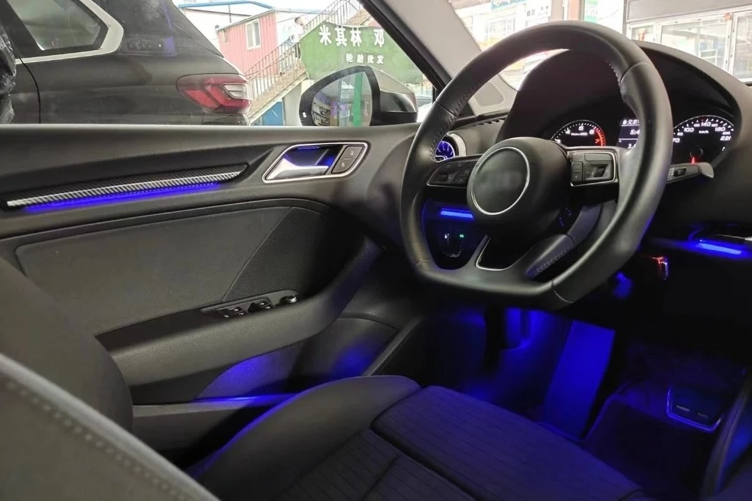Ambient Light For Audi A3 8V S3 RS3 2013-2020 Dashboard Air Vent Decorative Ambient Lights A3 Car Interior Ambient Light