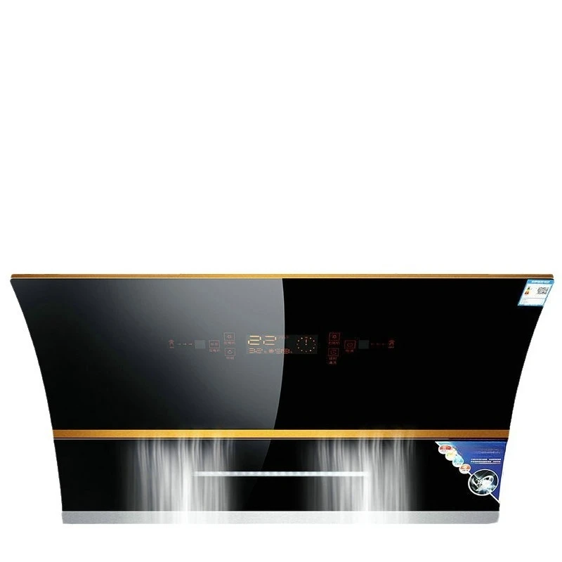 Automatic cleaning large suction range hood Household kitchen side suction range hood