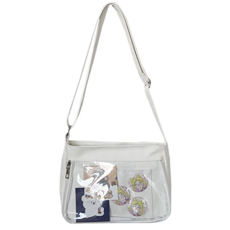 Japanese High School Girls JK Bag Transparent PVC Itabag Women Small Crossbody Bags Student Shoulder Bag ita bag woman bag bolsa