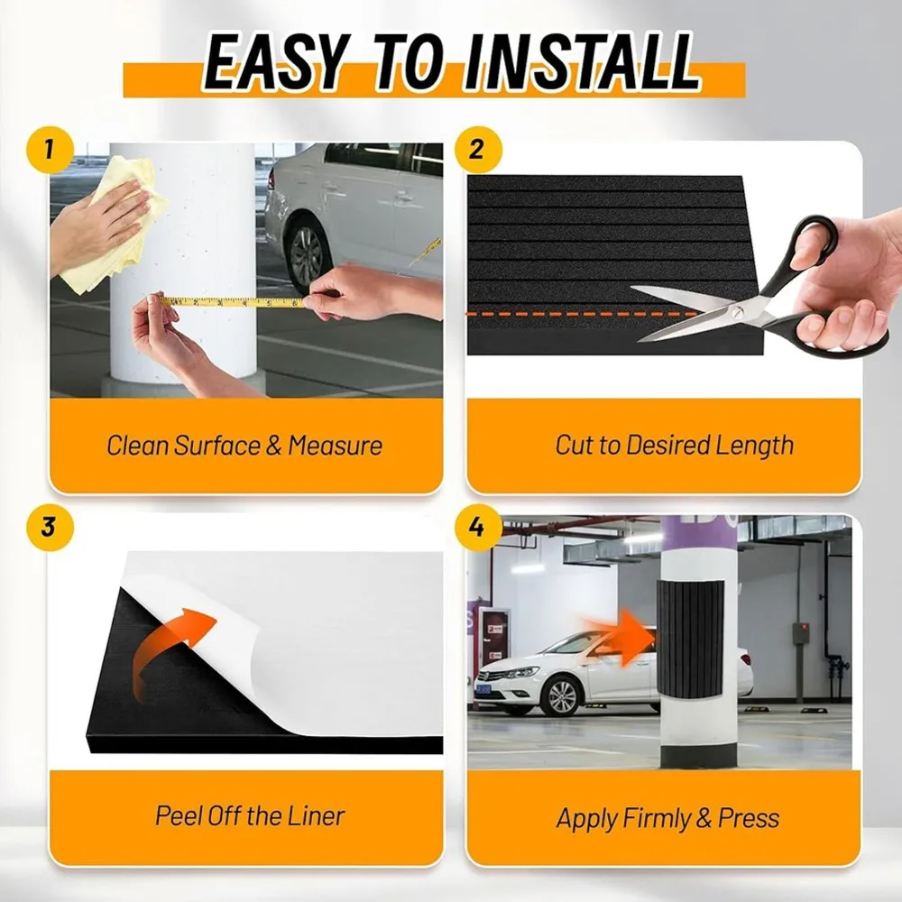 B03B-Garage Wall Protector Pads Wall Column Corner Guard Garage Wall Bumper For Parking Car