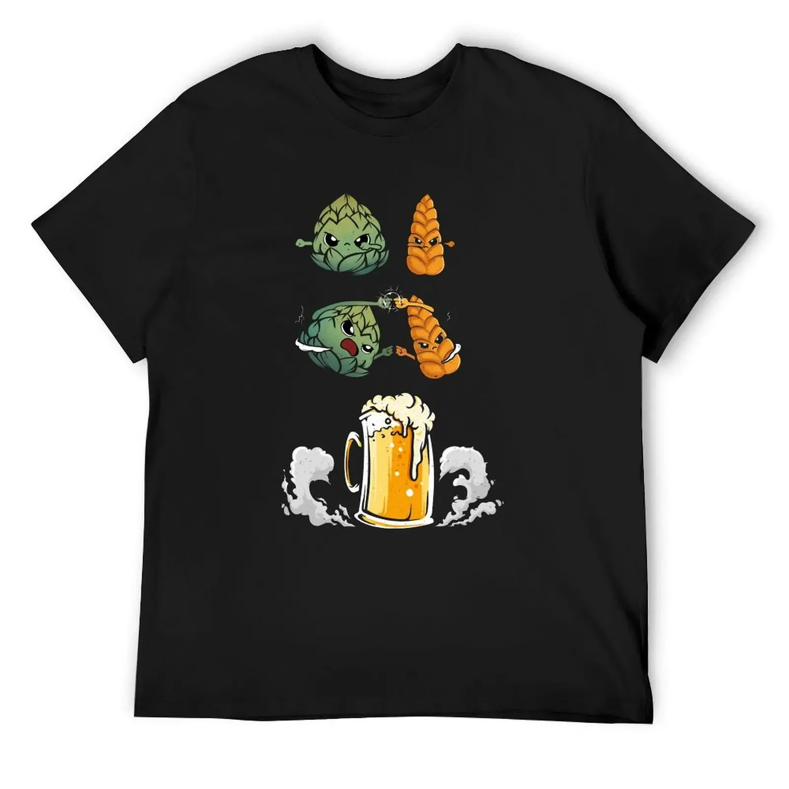 Hops & Malt Fusion to Beer - Funny T-Shirt vintage t shirts hippie clothes sweat shirts, men