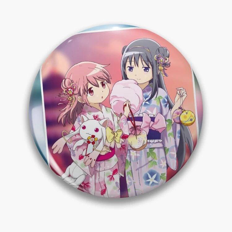 Puella Magi Madoka Magica Anime Brooch Bag Clothing Hat Badge Accessories Jewelry Gifts - view 5