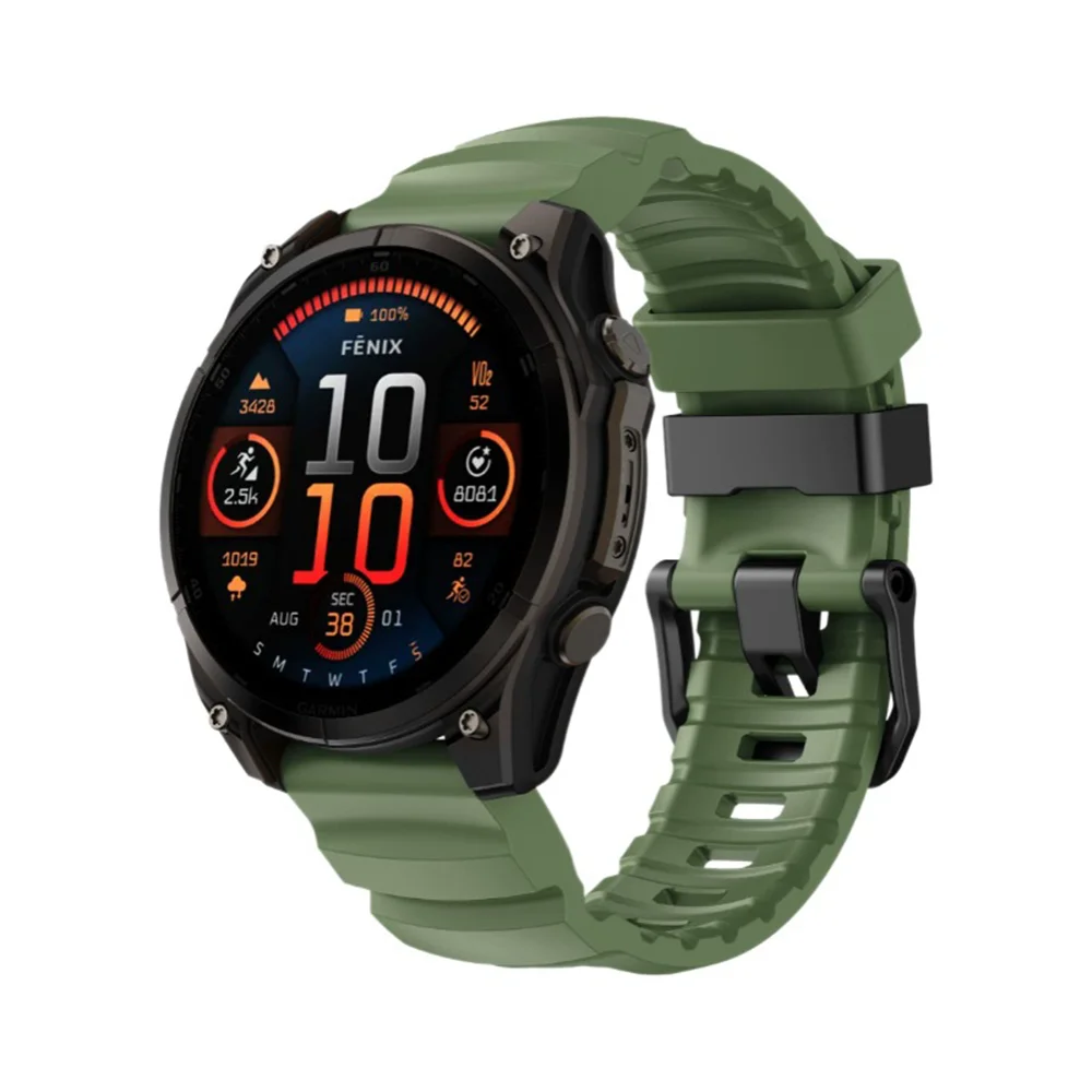 الإفراج السريع سيليكون حزام ل Garmin غريزة 2 3 / descent mk1 mk2 mk2i 22 مللي متر 26 مللي متر حزام (استيك) ساعة تنفس معصمه الرياضة Repl