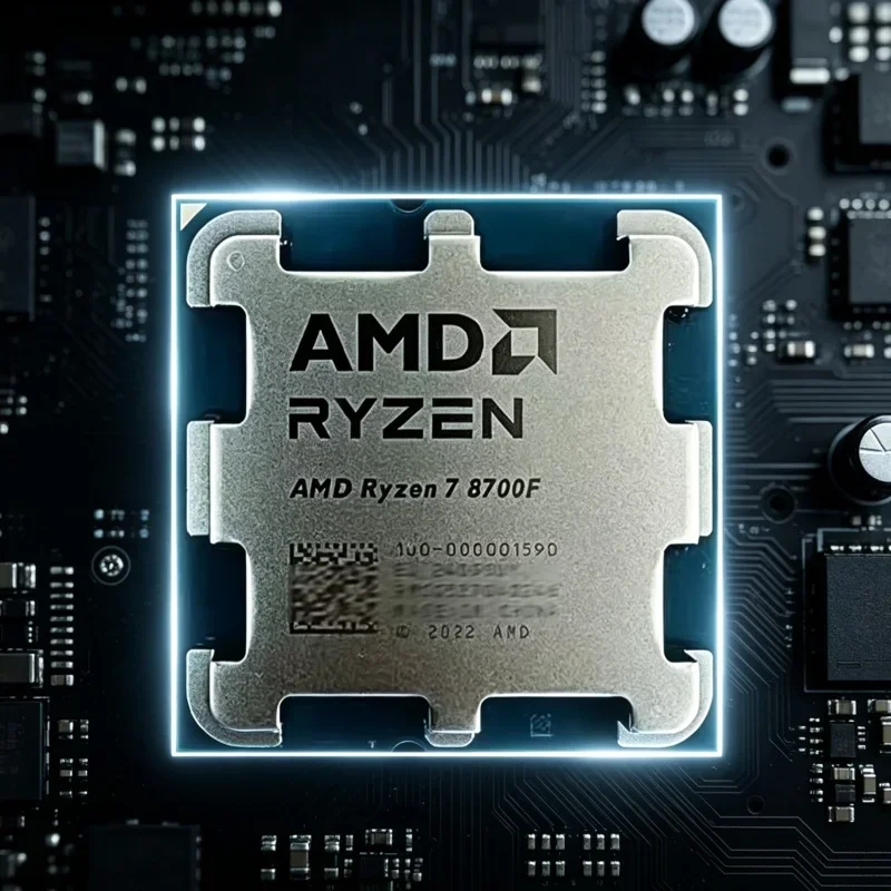 Ryzen 7 8700F AMD Desktop CPU 8C16T AM5 Socket Processor Without iGPU For High Performance Gaming Desktop