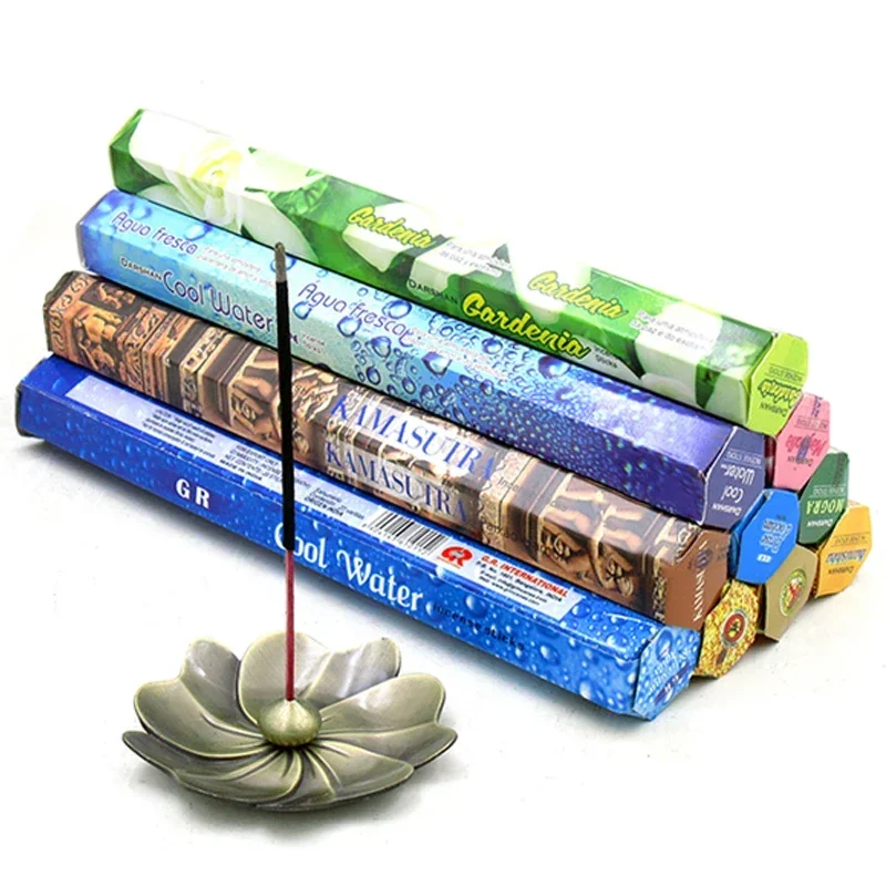 

Y 20 Sticks Indian Incense White Sage Meditation Lavender Yoga Sea Breeze Love Incense Purifying Air Deodorization Aromatherapy