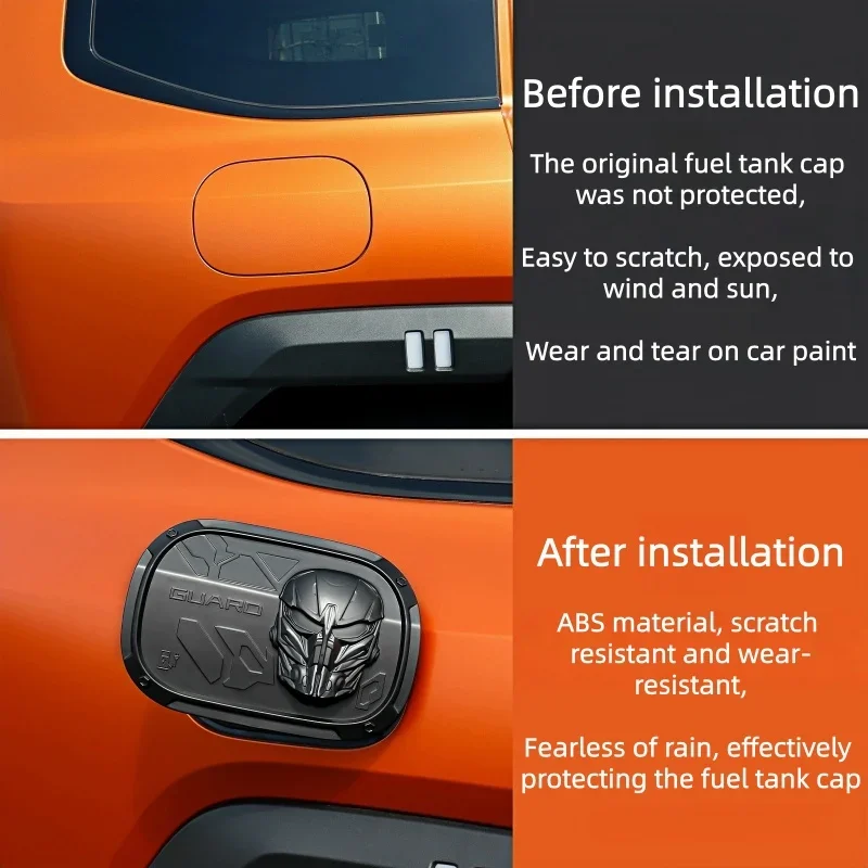 Fit for Chery Jetour G700 2025+ Car Specific Fuel Tank Charging Cover Dustproof Protection Cover Auto Exterior Decorative Parts