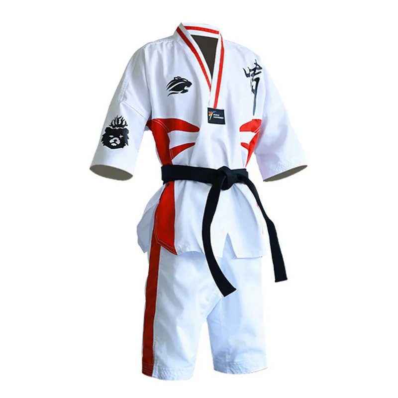 2023 High Quality WTF Taekwondo Uniform Martial Arts Dobok Exquisite Embroidery TKD Suit For Adult Kids