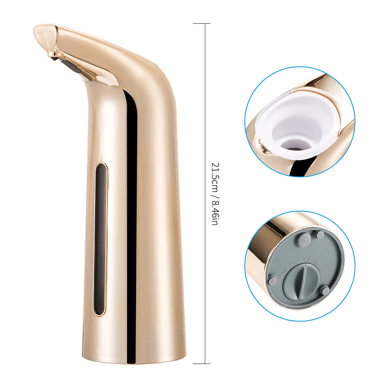 Automatic Liquid Soap Dispenser Sensor Soap Dispensador Touchless ABS Soap Dispenser For Kitchen Bathroom Cleaning Supply 400ML