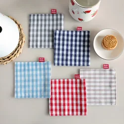 Fabric Coaster Tea Towels Double Cloth Placemat Cotton Linen Insulation Pad Napkins Dish Cloths Square Marker Coasters