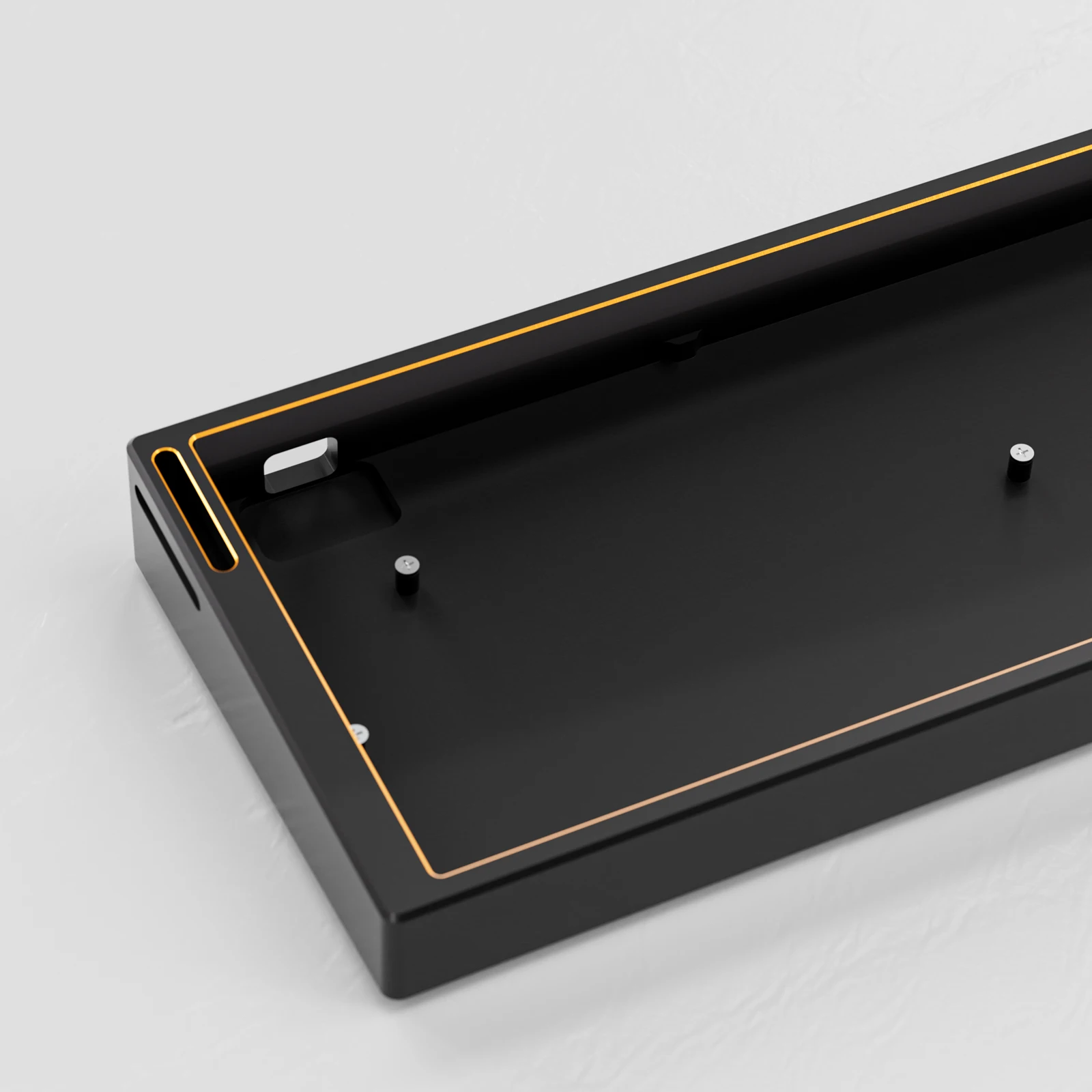 M60 Tastatur Shell Eloxiert Rot Gaming Benutzerdefinierte Aluminium Legierung Shell Magnetische Schalter PCB Wooting M6lite Mechanische Tastatur Shell