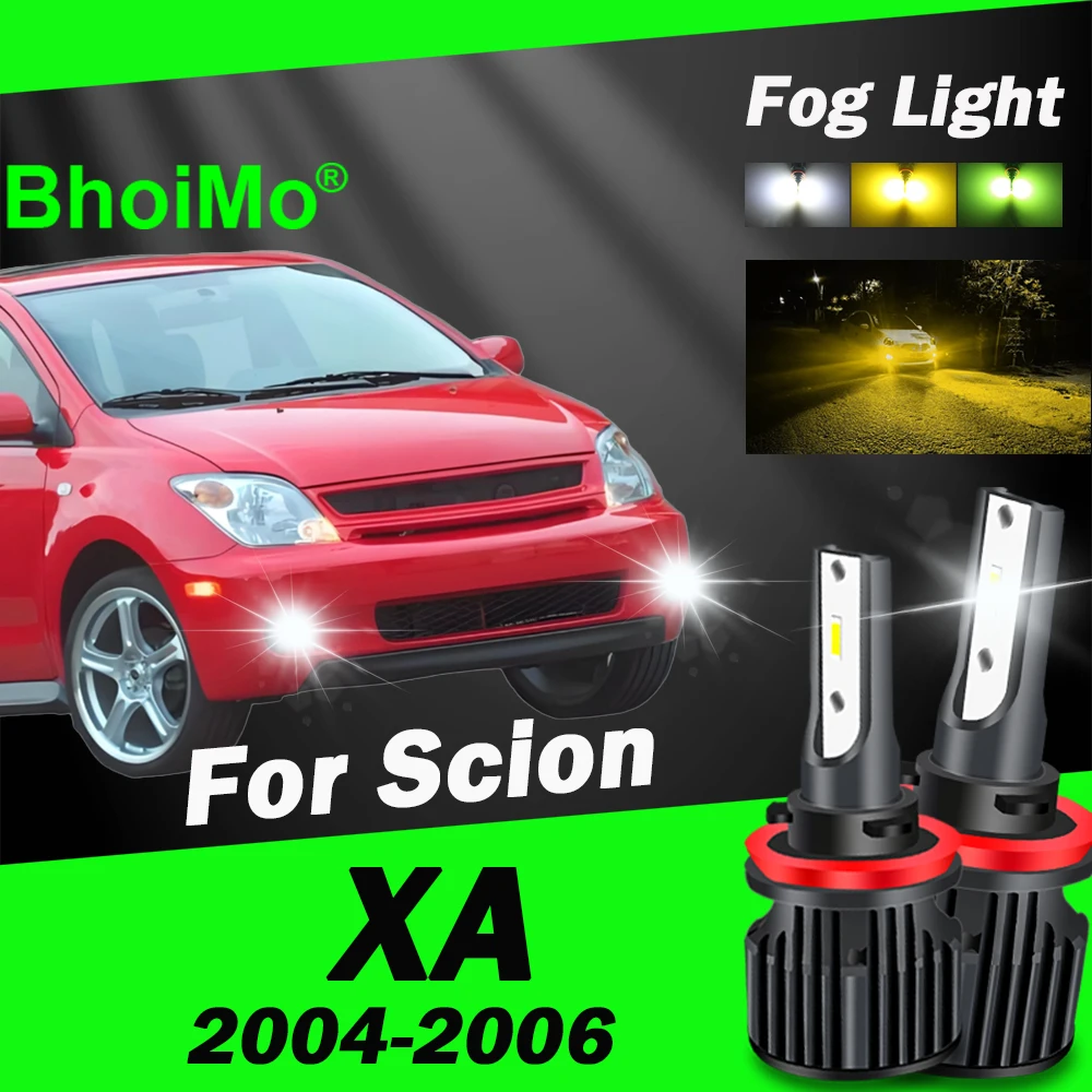 

BhoiMo For Scion XA Led Bulb Front Fog Light Lamp 2004 2005 2006