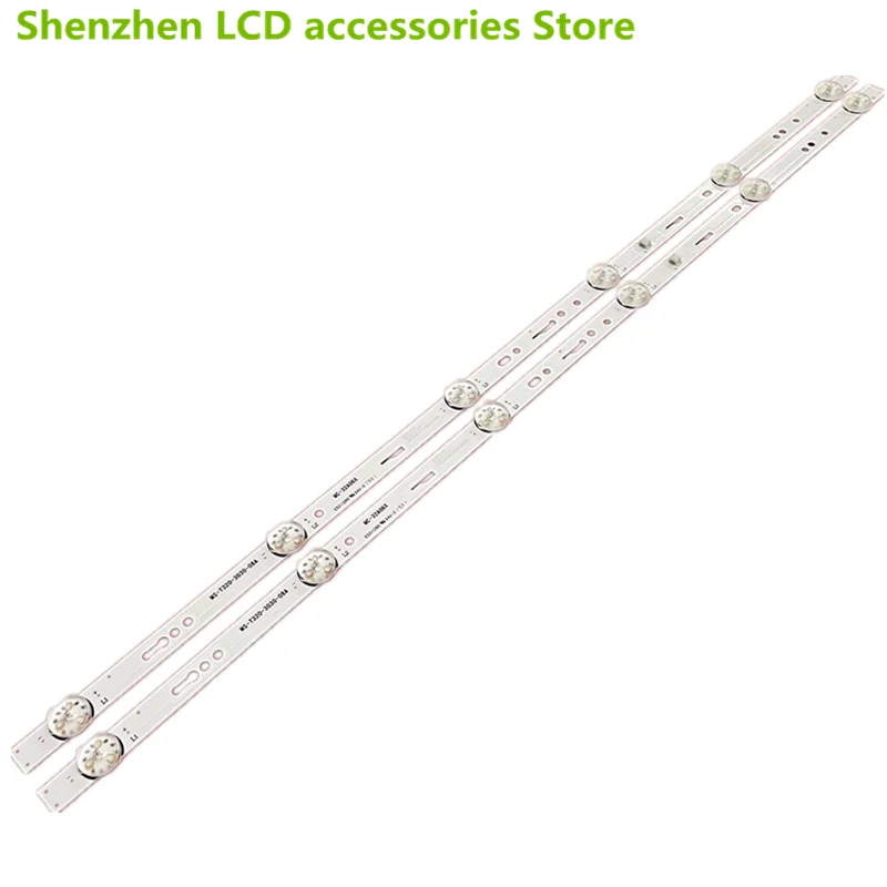 Tira de luces LED de iluminación trasera, accesorio para Ming CAI MC-32A3291 MS-T320-3030-08A. 908L 6LED 3V 575MM 100%
