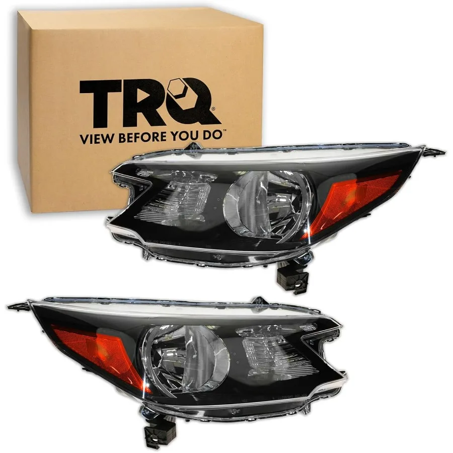 

Комплект фар в сборе из 2 предметов со стороны водителя и пассажира, совместимый с Honda CRV 20122014, улучшенная яркость и долговечность