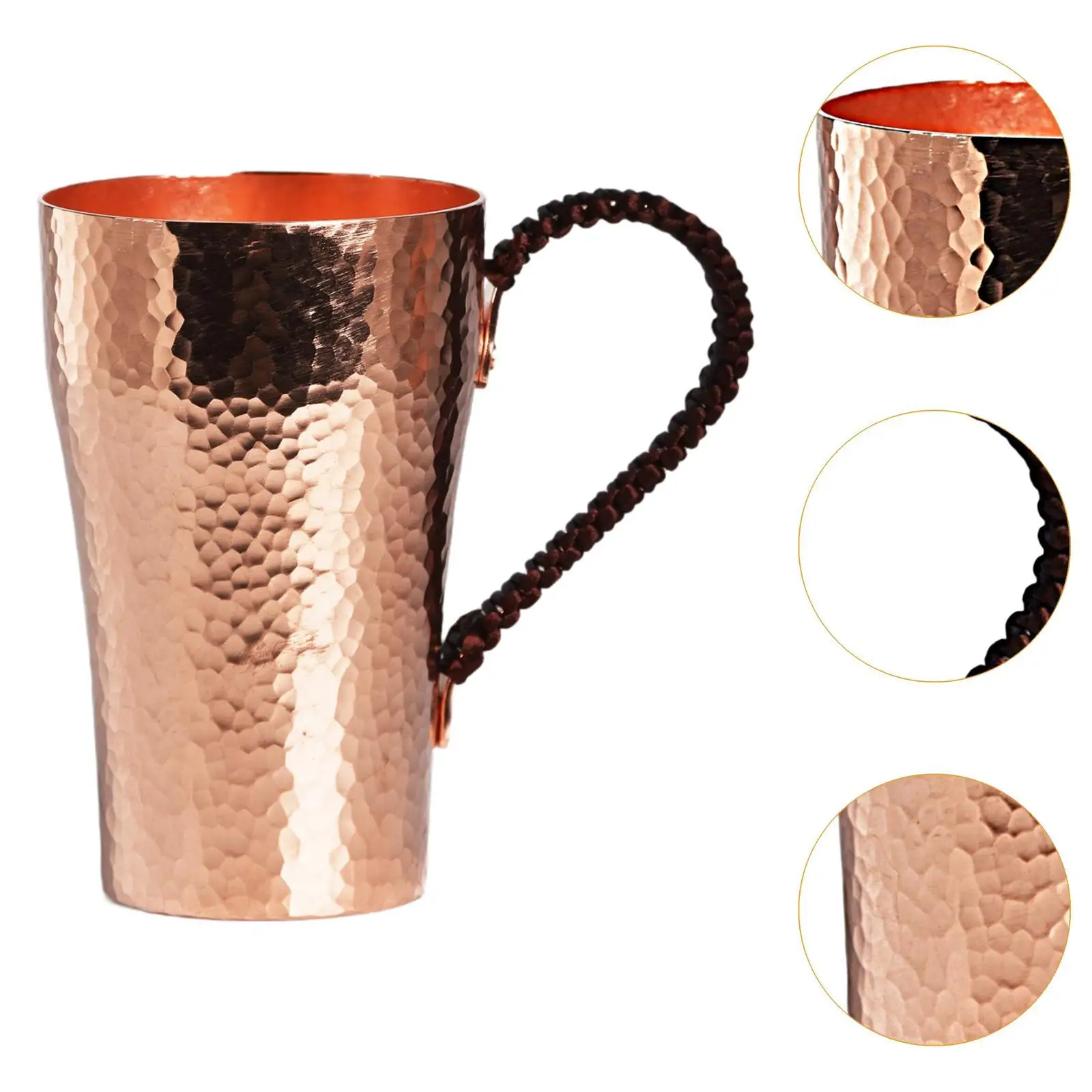 كوب شاي نحاسي متعدد الوظائف ، بهلوان نحاسي ، هدايا للتدفئة المنزلية ، كوب ماء لحفلة الشاي ، خرطوم بار الحليب ،
