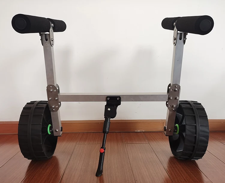 OEM Stainless Steel Kayak Trolley Kayak Vehicle Plastic Boat Dolly Trailer Water Crafts Fishing Accessories