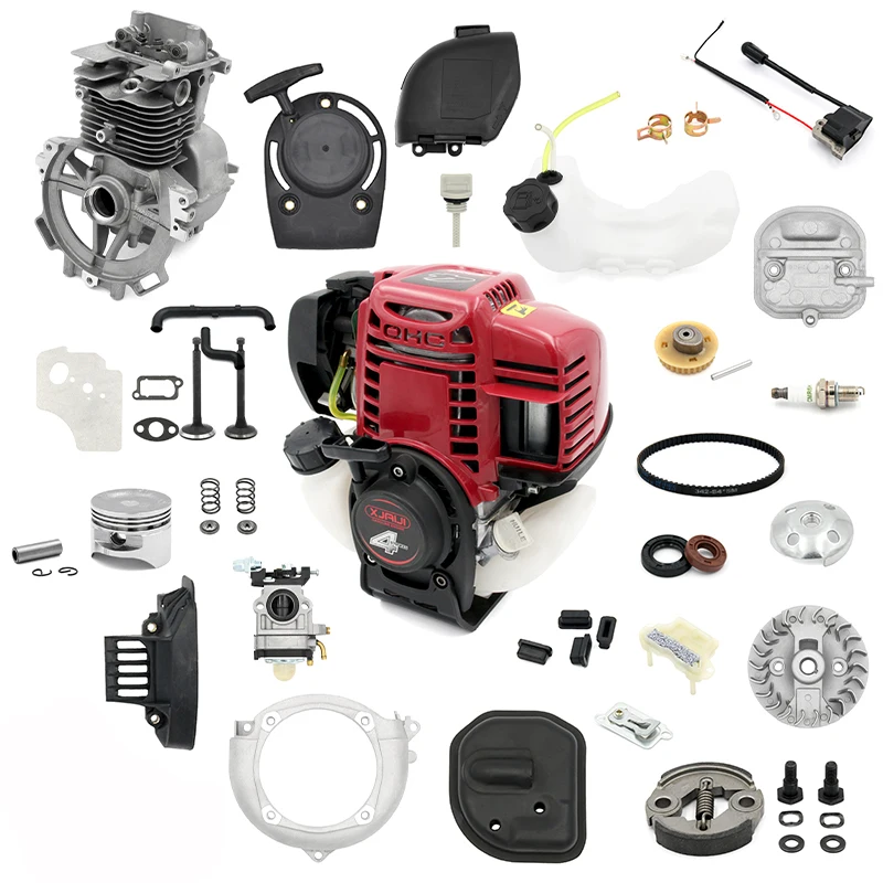 LUSQI GX25 4 Stroke Gasoline Engine Single Cylinder Petrol Engine Fit Brush Cutter Water Pump 25cc 0.83Hp