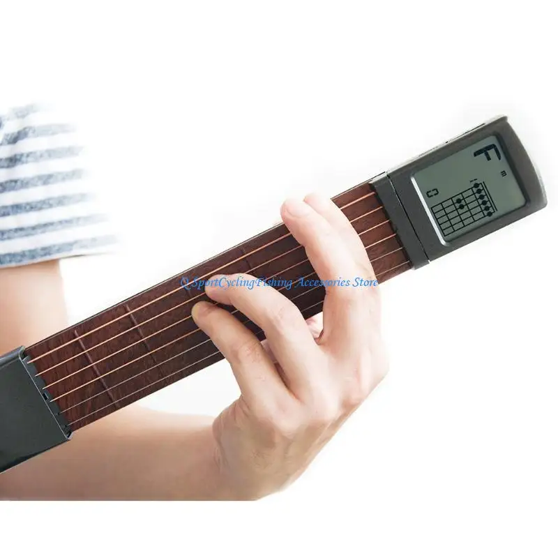 

Карманный инструмент для практики на гитаре, портативный инструмент для практики аккордов на гитаре для начинающих